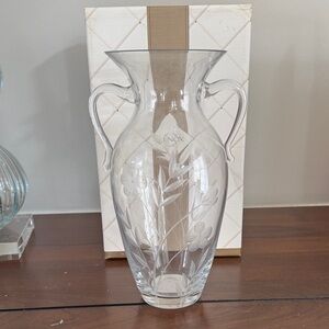 Lenox Floral Splendor Crystal Daisy Vase